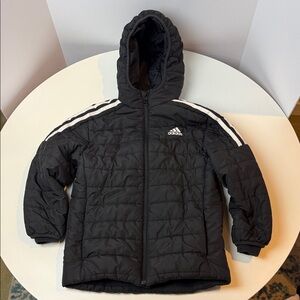 adidas Tiro 24 Winter Kids Puffer Jacket. Size Small 7/8 Black
